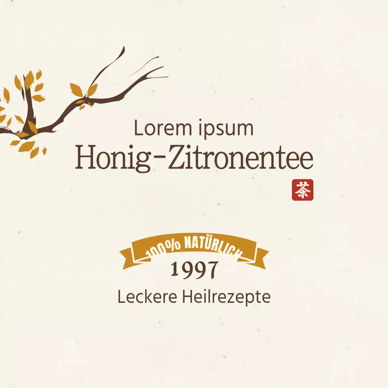 Honig-Zitronentee