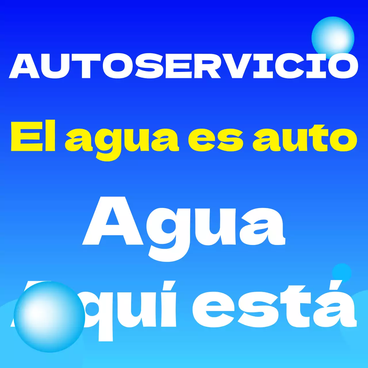 El agua azul, blanca y amarilla es un accesorio de guía con formas circulares y autoadhesivas.