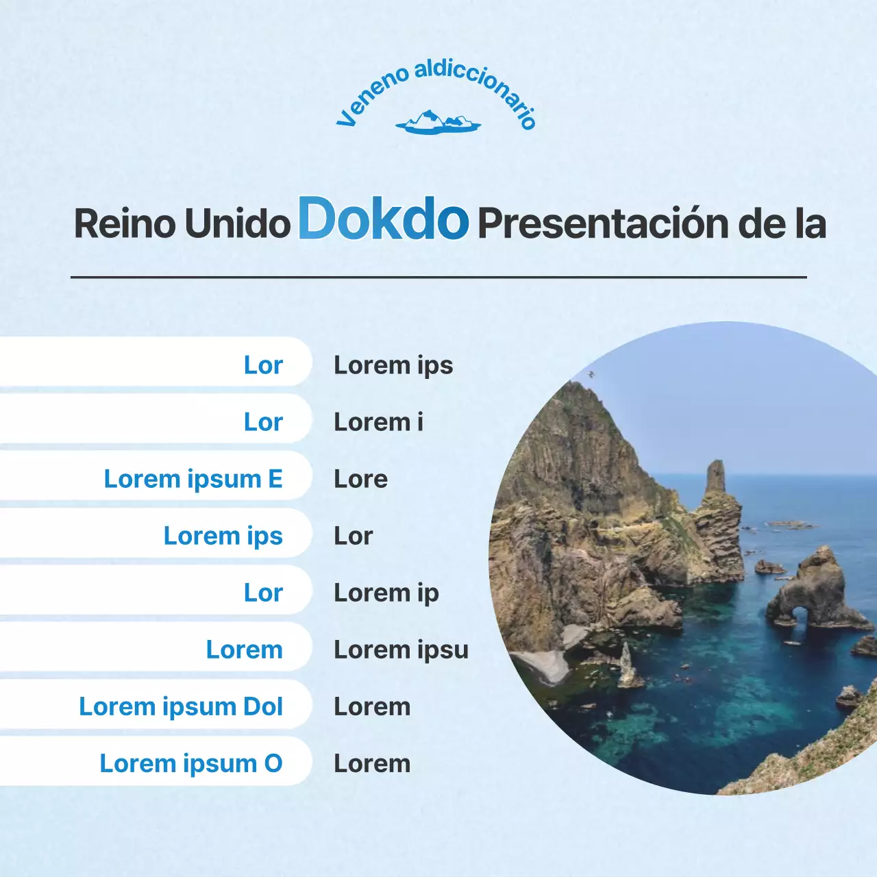 Un sencillo post informativo sobre el Día de la Lectura en azul y celeste