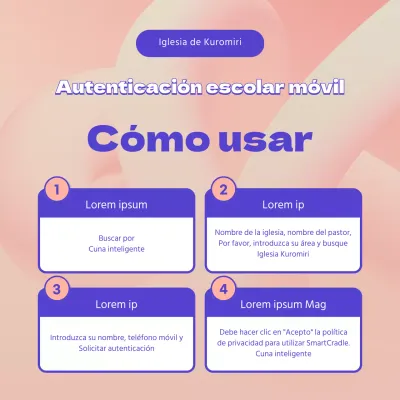 Guía de certificación de la iglesia móvil Pink Purple Church