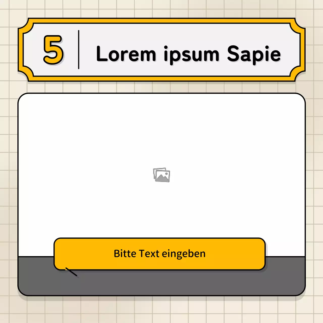 Hellblaue und gelbe Sprechblasen und niedlicher Illustrationsstil