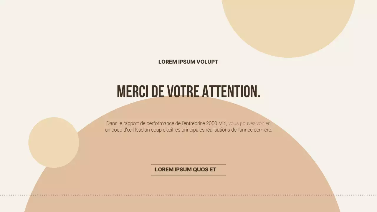 Rapports sur les performances de l'entreprise, clairs et beiges