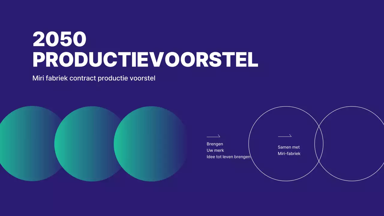 Een overzichtelijk voorstel met een blauw getinte cirkelafbeelding