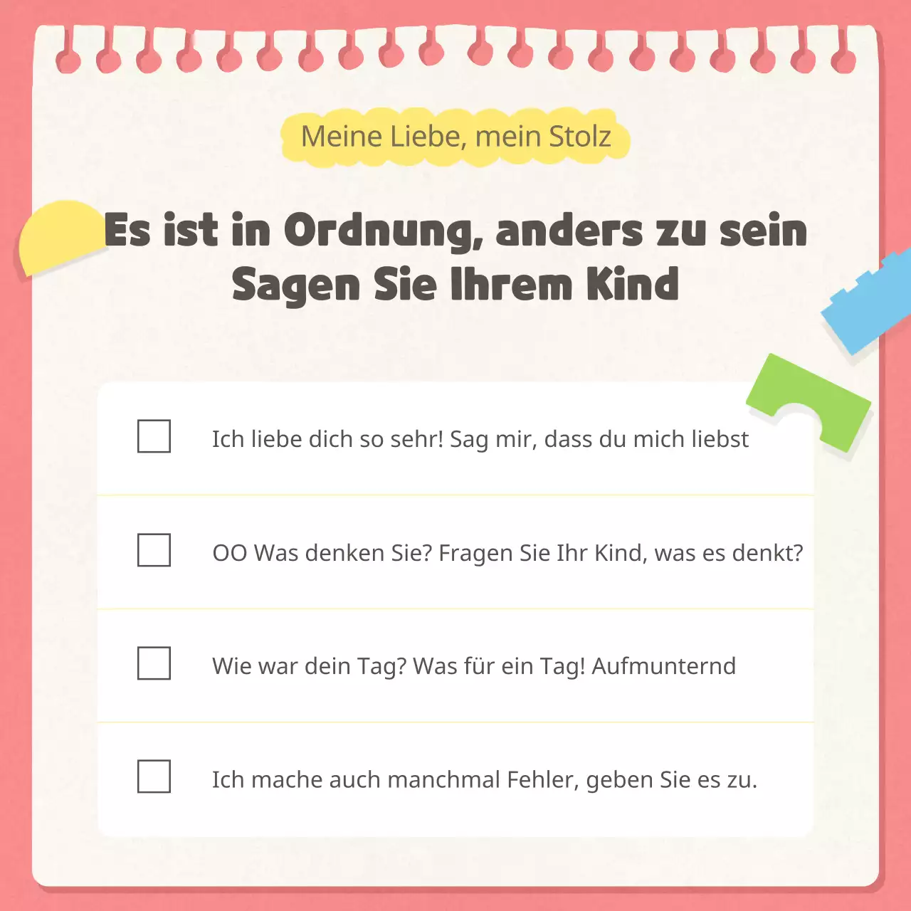 Einführung des Konzepts des Gelben Kindergartens, eine nette Art, kleine Kinder zu erziehen