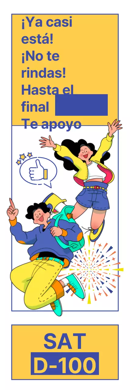 Una pancarta esperanzadora y optimista para animar la vuelta al cole