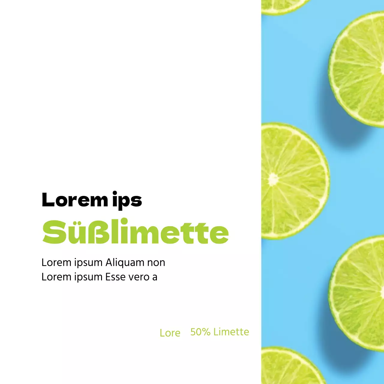 Etikett für hausgemachte Limonade