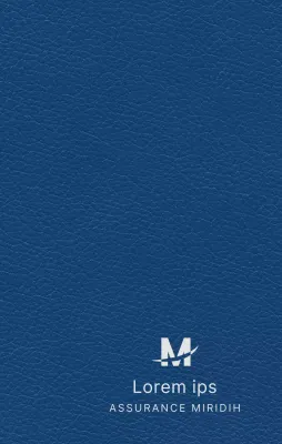 Agenda de l'entreprise avec le logo de la compagnie d'assurance