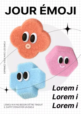 Guide des emoji 3D colorés et mignons