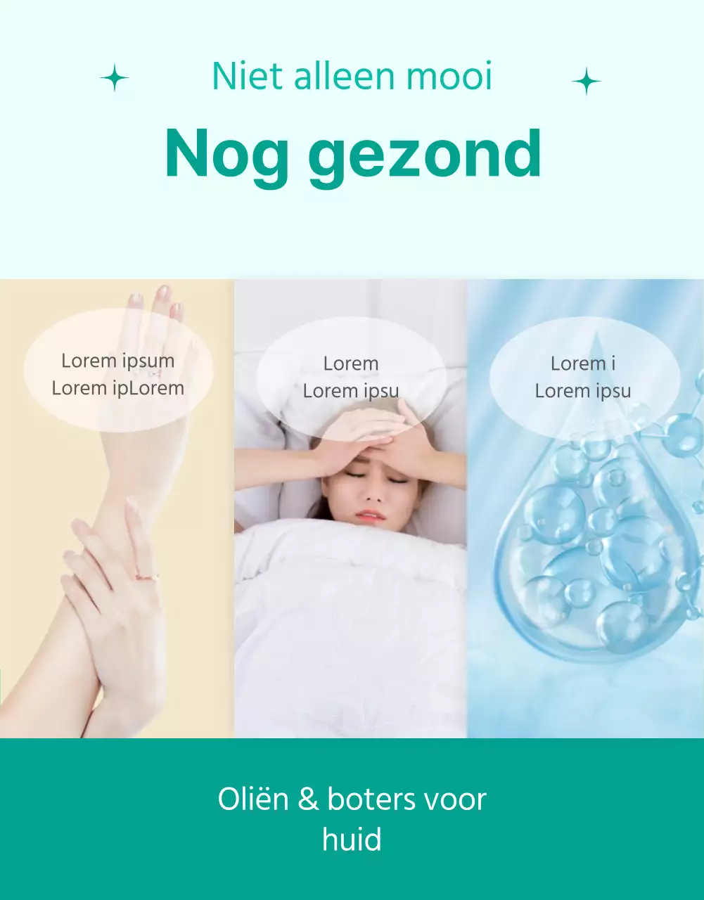 Eenvoudige, schone badbom baas pagina in mint