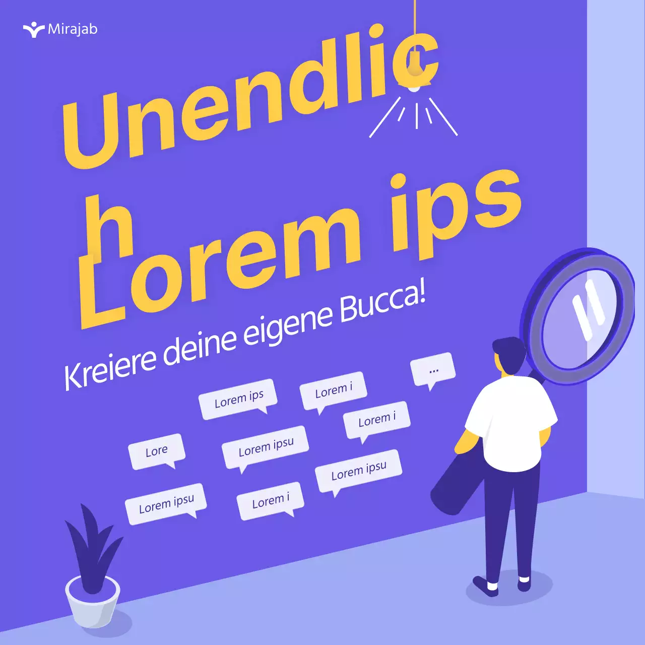 lila gelb illustration persönliche entwicklung nebenprojekt cardnews