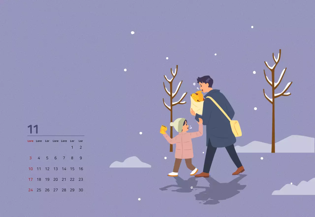 Illustration d'une famille multicolore