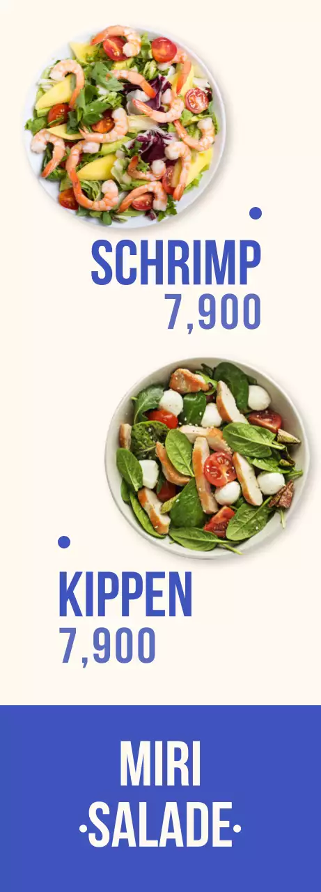 Een koele en verfrissende slabanner met blauwe accenten