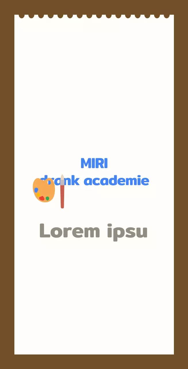 Kinderkunstschool balsa met witte schetsboekachtergrond