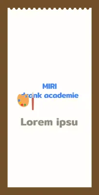 Kinderkunstschool balsa met witte schetsboekachtergrond