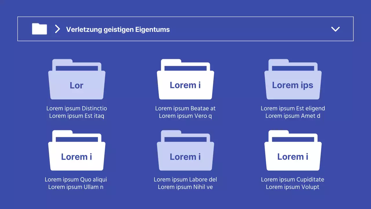 Einfache blau-weiße Präsentation zur Leistungsbeurteilung