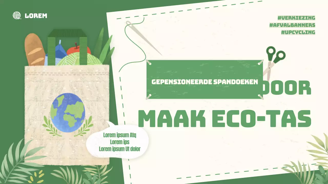 Groene ivoorkleurige illustratie van sluitingsbanner lokale verkiezingen YouTube thumbnail