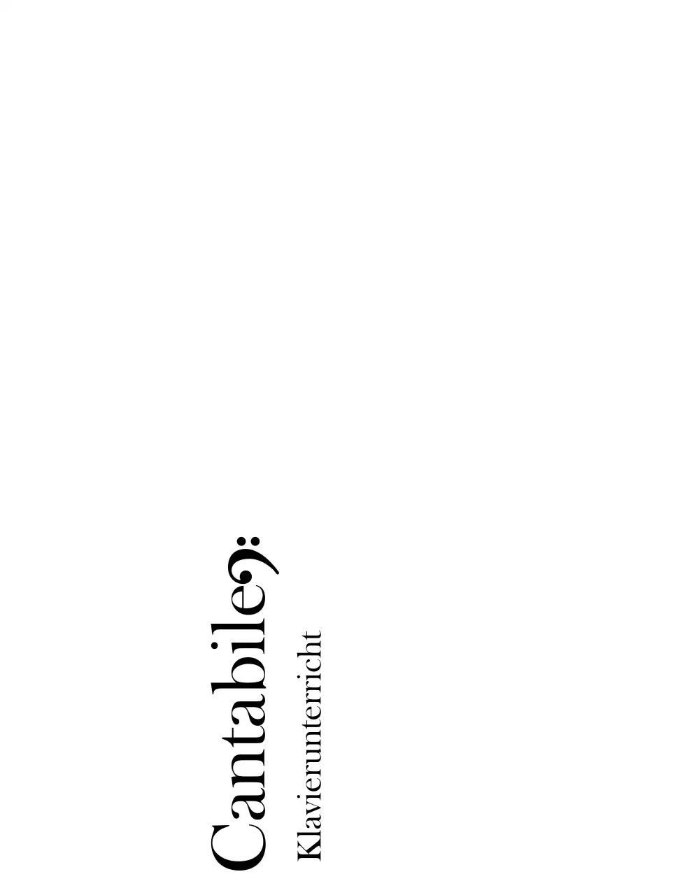 Elegantes Serif-Typografie-Konzept Piano Academy in Schwarz