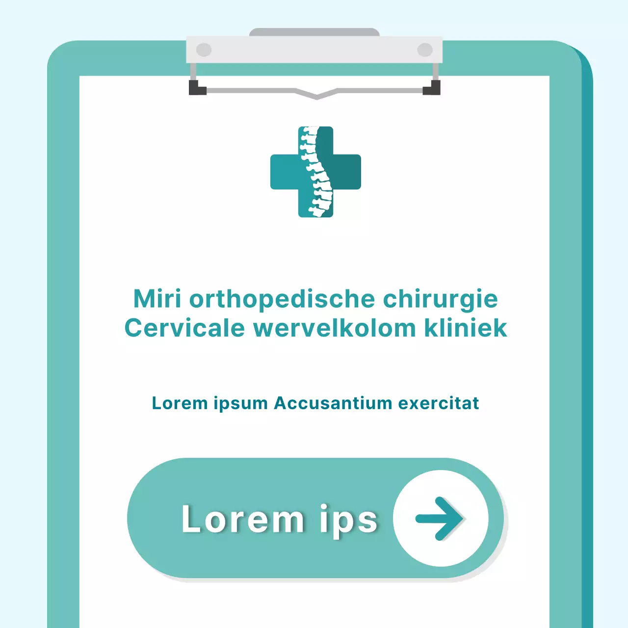 Mint eenvoudige schildpad nek syndroom ziekenhuis promotiekaartNieuws