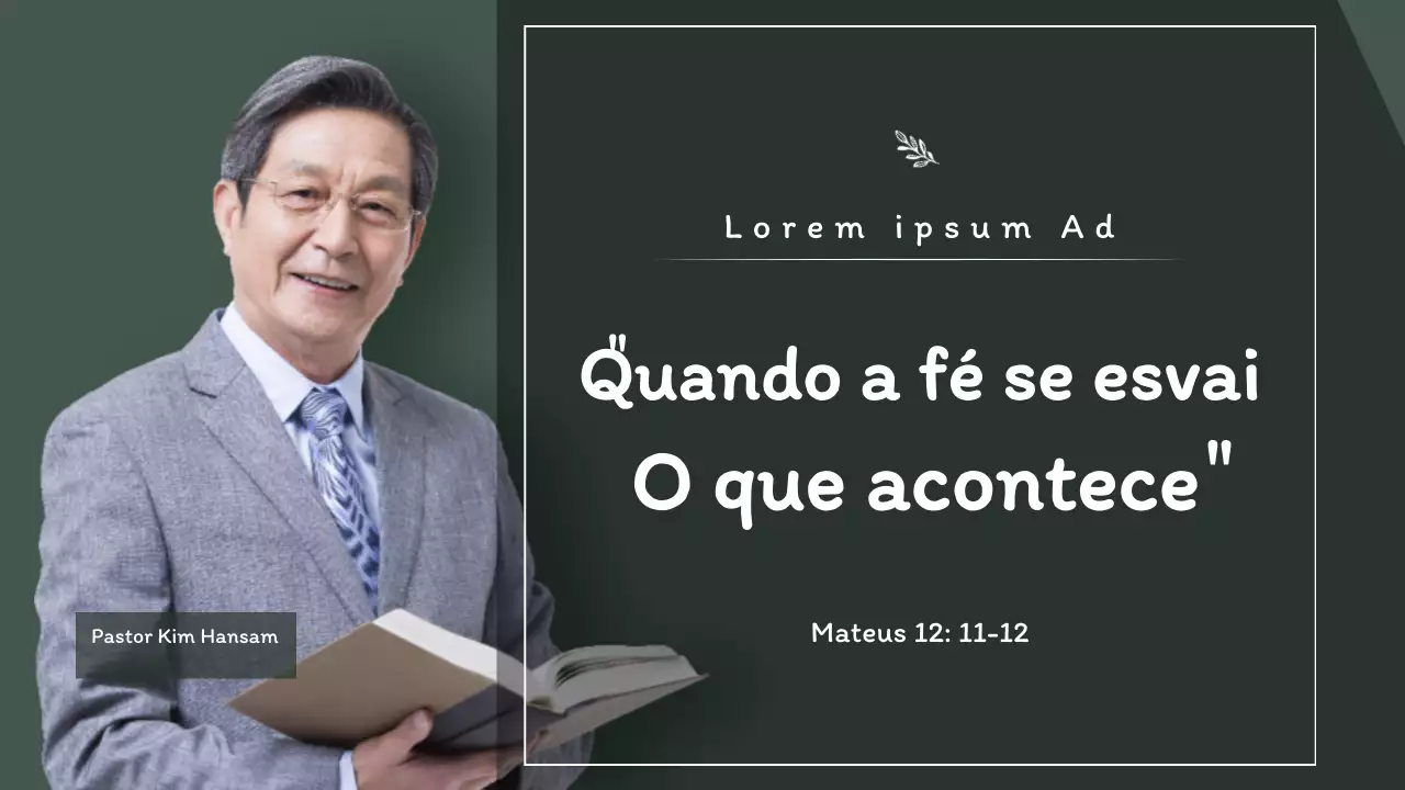 Serviço verde de oração em linha