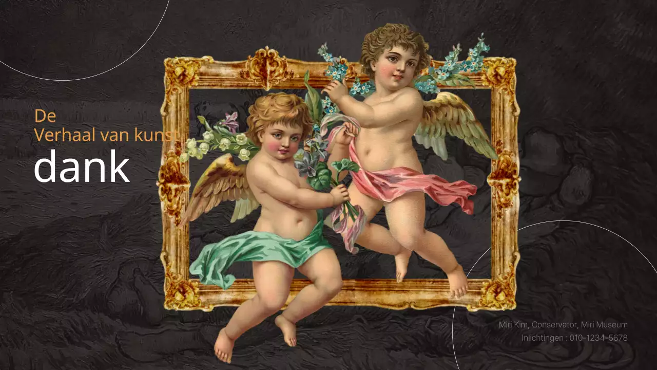 Infographic antiek meesterwerk in zwart en bruin