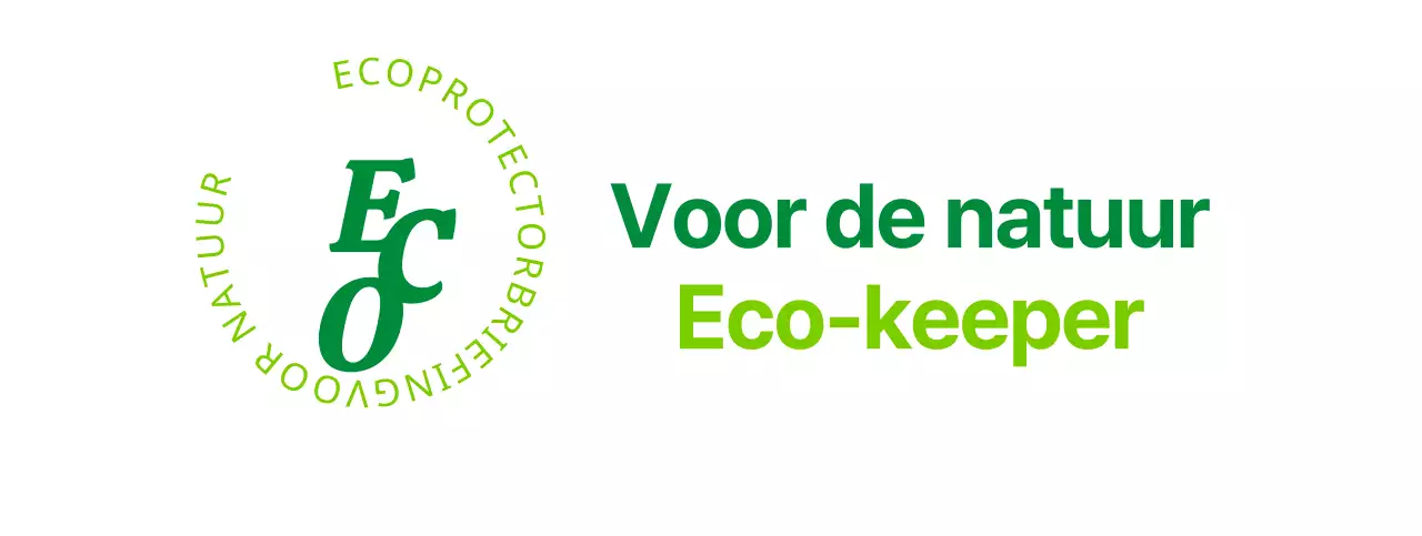 Eenvoudige tekst-symbool logostijl met een groen kleurenschema Ecologische vereniging publiciteit en promotie