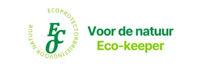 Eenvoudige tekst-symbool logostijl met een groen kleurenschema Ecologische vereniging publiciteit en promotie