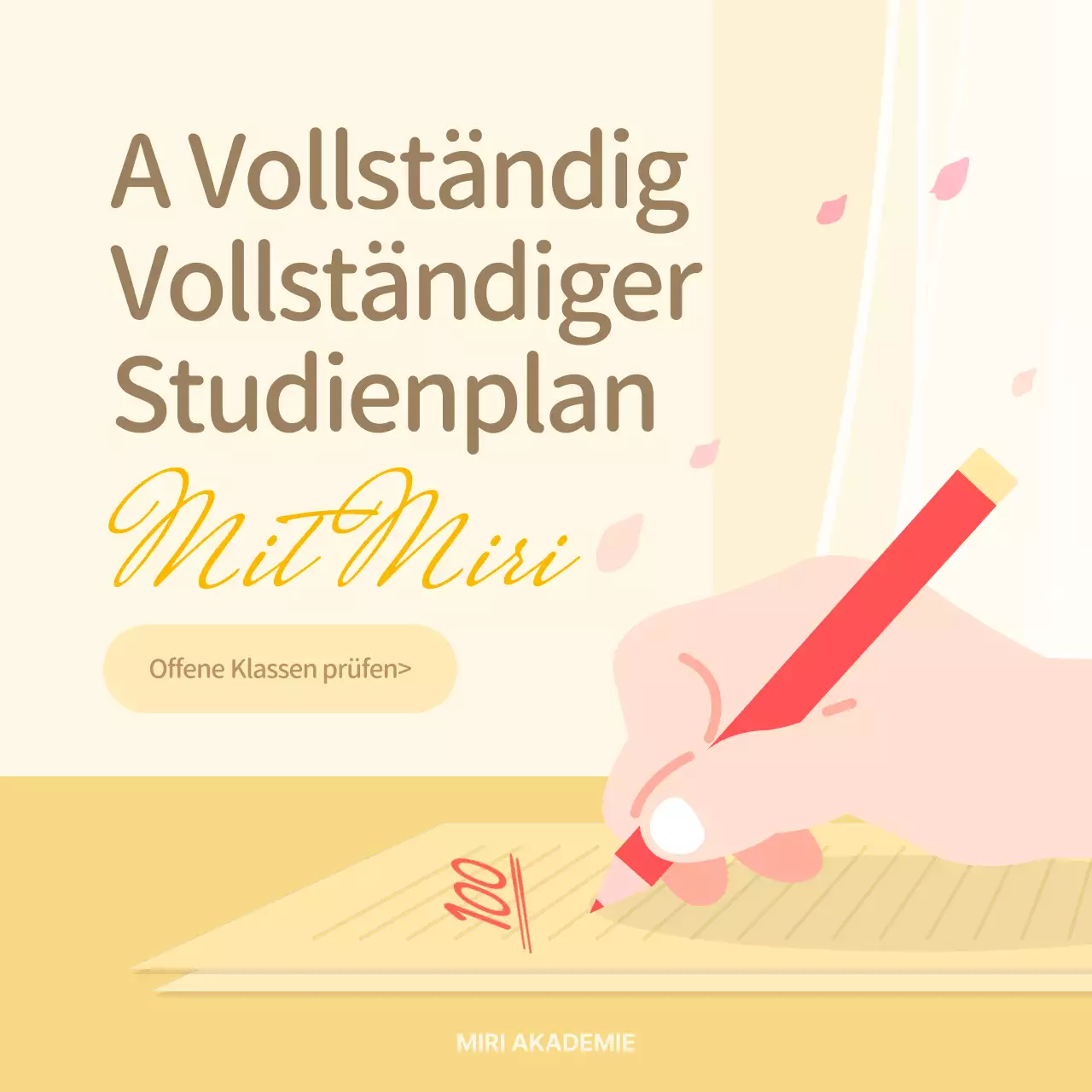 Förderung der Akademie für gelbes und rotes Glück