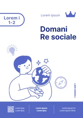 Contenuto del libro di domande viola, semplice e illustrato