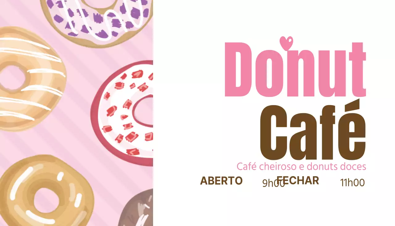Café com donuts