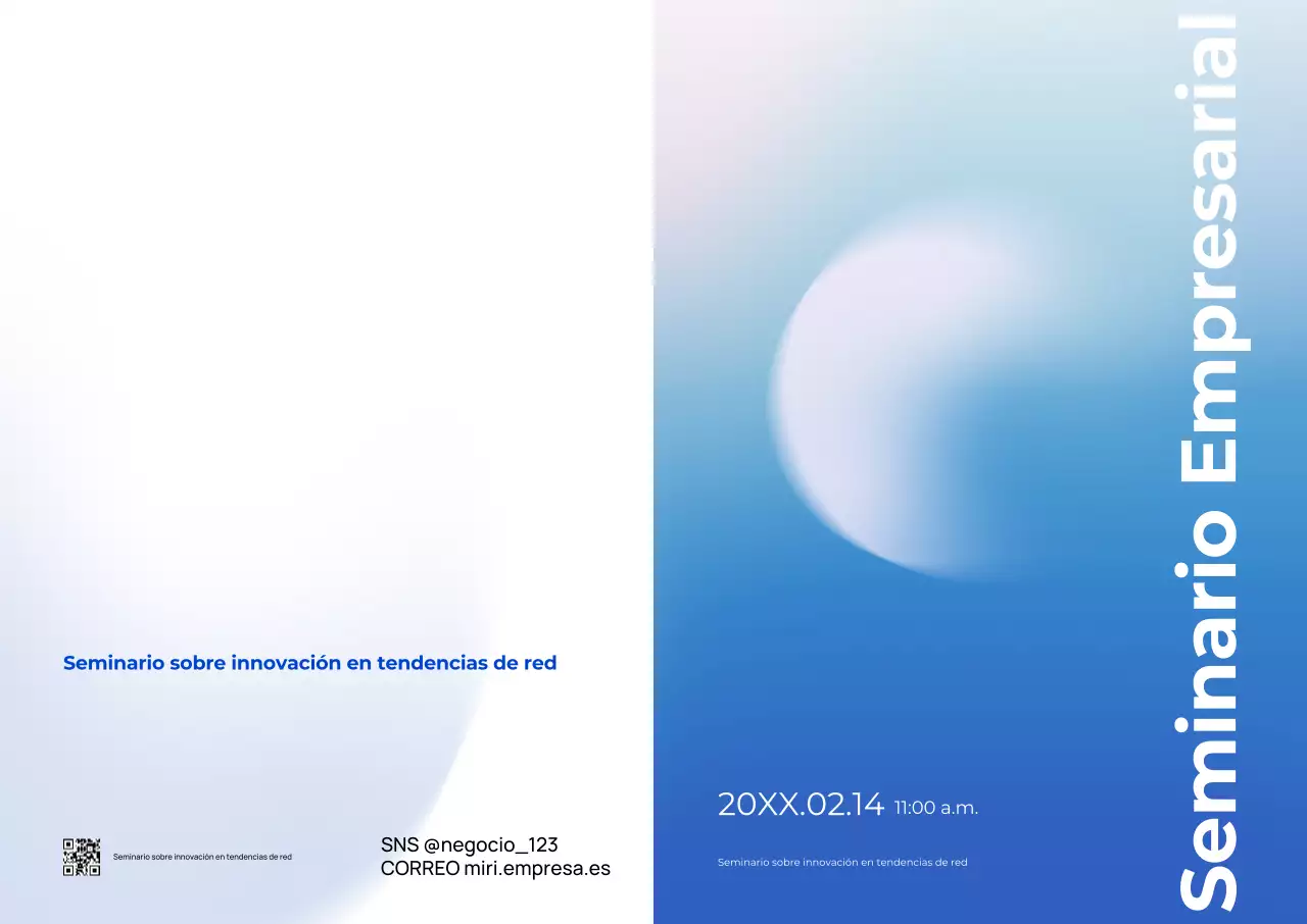 Acerca del Seminario Blue Modern