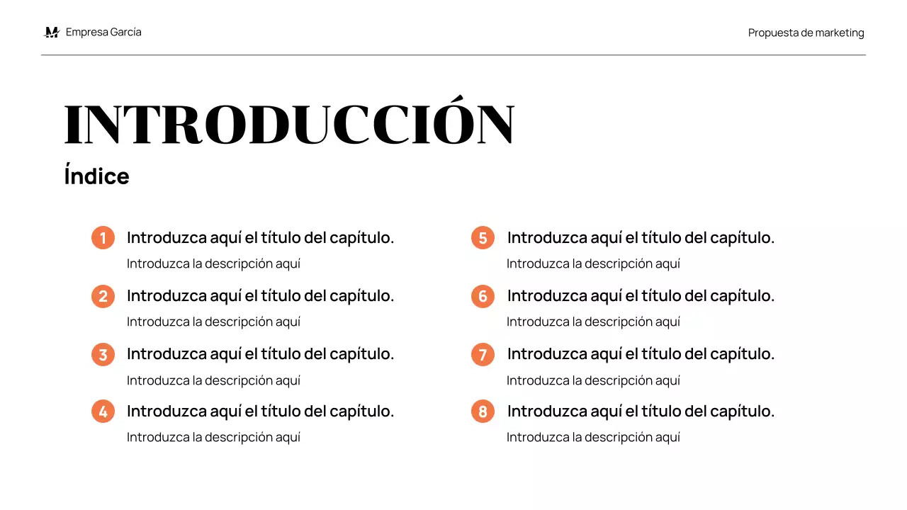 black modern propuesta de marketing