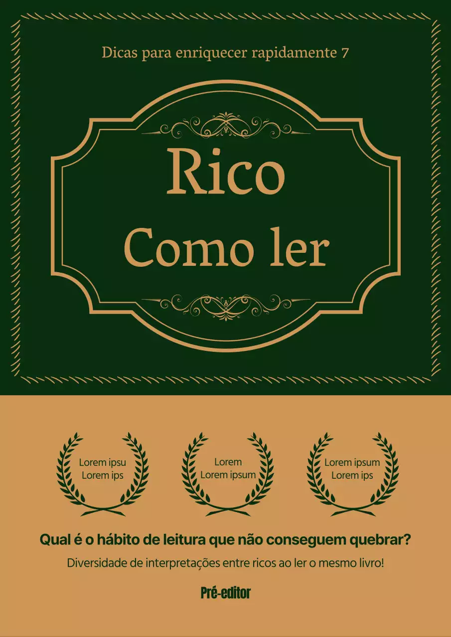 Conceito de livros numa moldura em ponto de ouro
