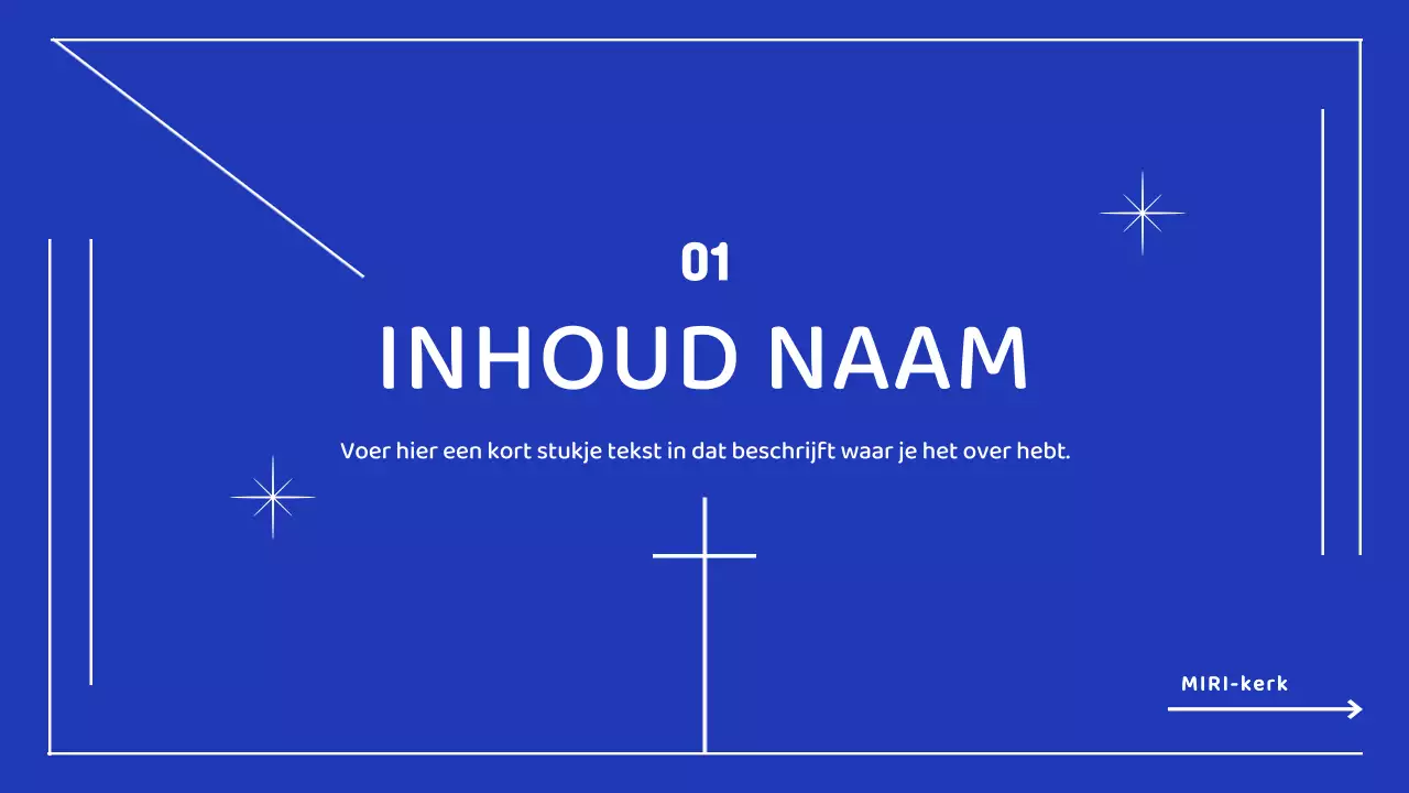 Een eenvoudige zomermissie met blauwe en witte lijnen