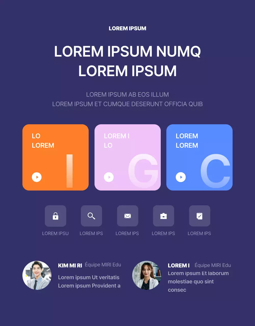 Bleu marine, concept de forme simple Système de formation professionnelle en entreprise