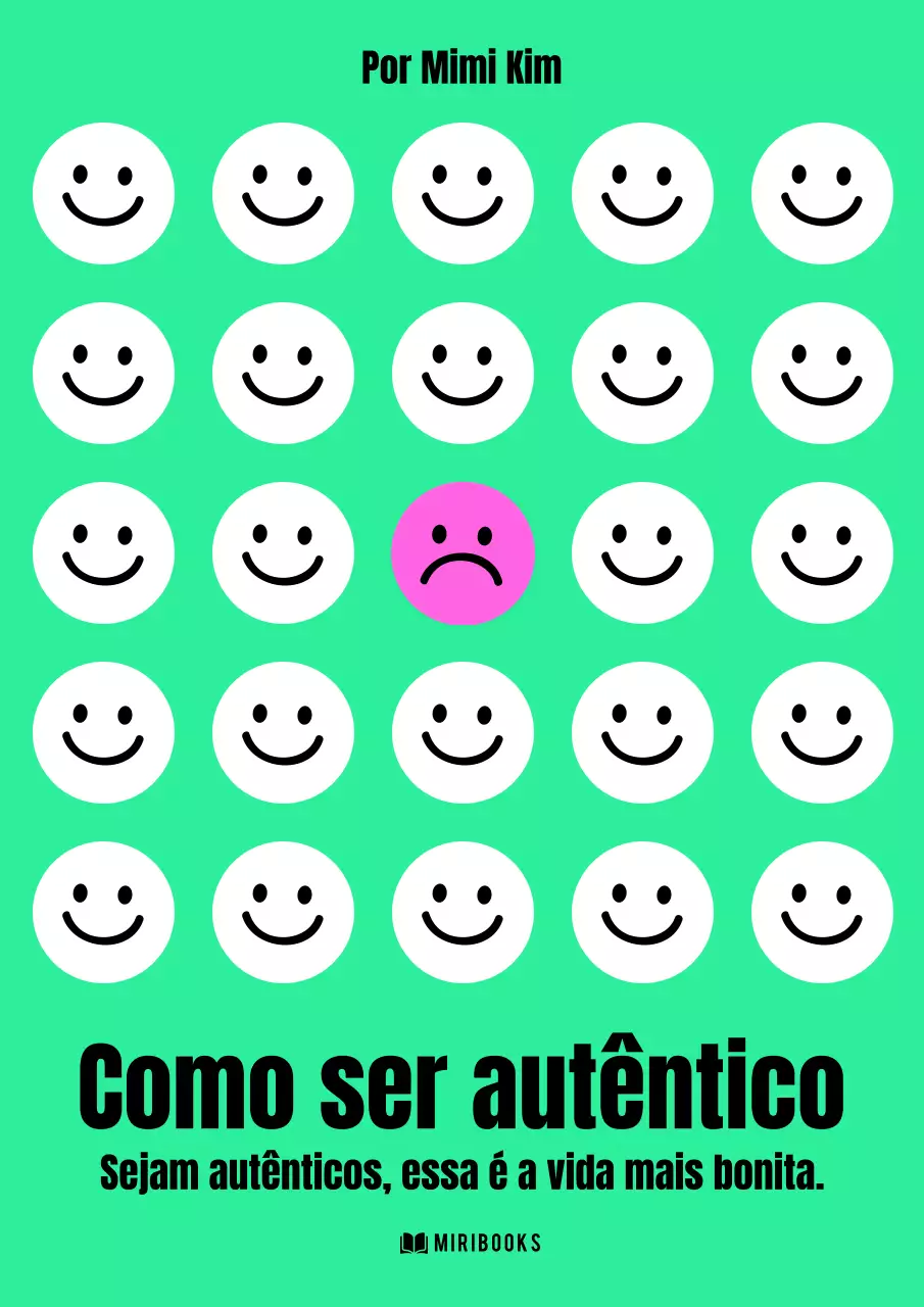 Capa de livro de autoajuda em pop art verde