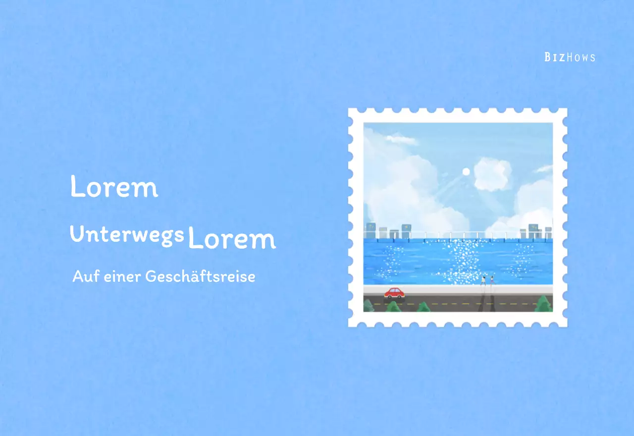 Stempelillustrationen mit einem warmen Konzept