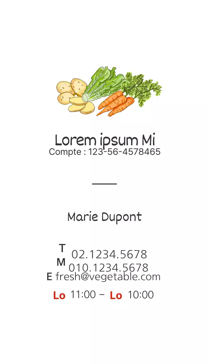 Petit magasin de légumes