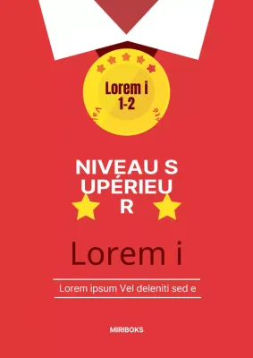 Livres de mathématiques simples en rouge et jaune