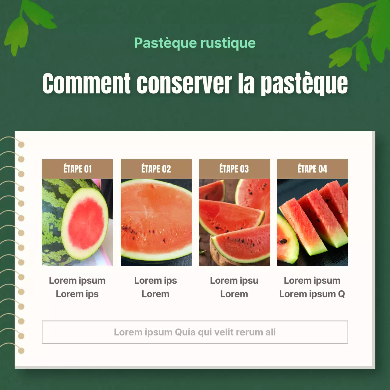 Conseils pour choisir une pastèque tropicale rouge et verte expliqués