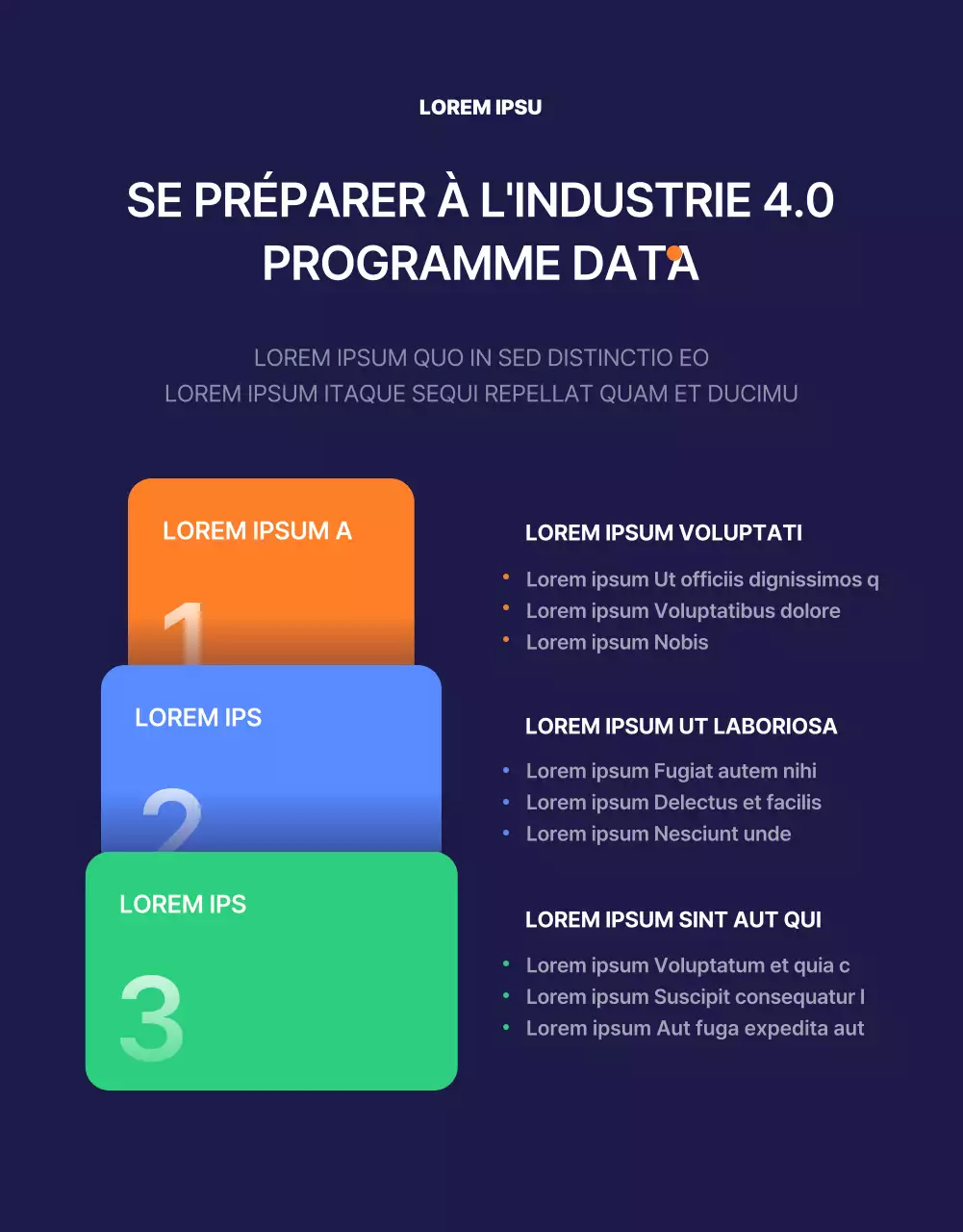 Bleu marine, concept de forme simple Système de formation professionnelle en entreprise