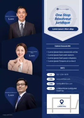 Thème promotionnel pour cabinet d'avocats