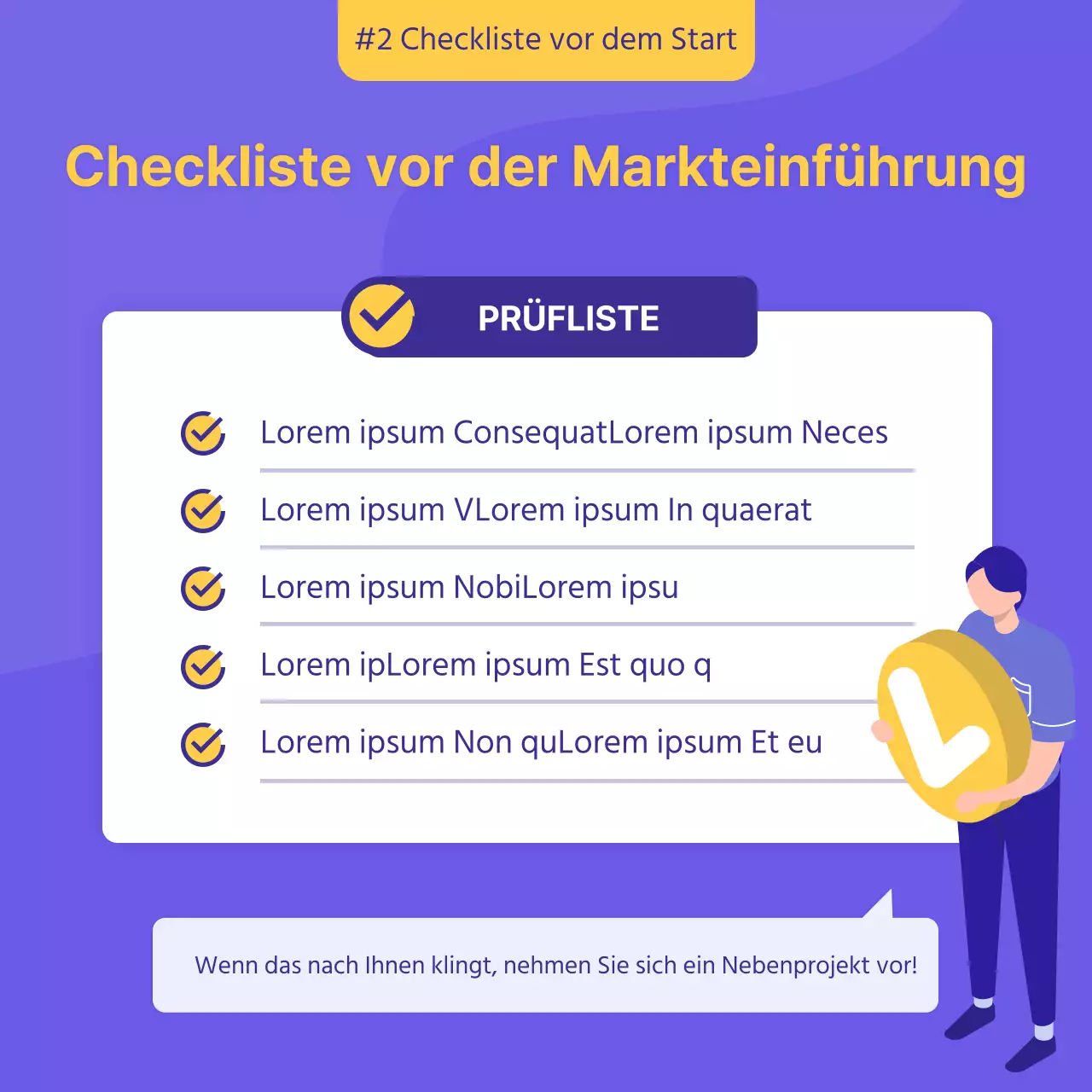 lila gelb illustration persönliche entwicklung nebenprojekt cardnews