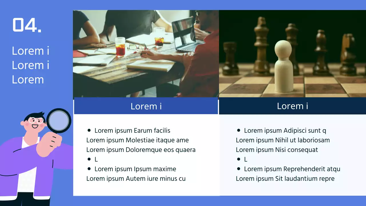 Un tema de estantería con ilustraciones humanas sobre un fondo sencillo de púrpura y azul.