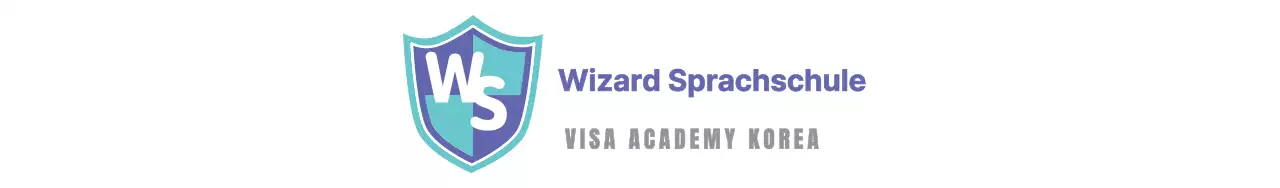 Einfacher, moderner Logostil in Mint und Lila für die Werbung einer Akademie