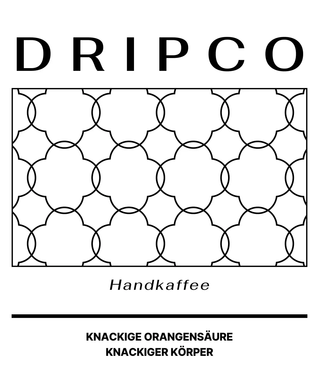 Design mit einem Muster aus schwarzen Linien