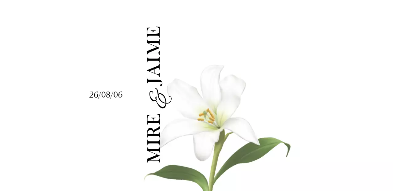 Sencilla y lujosa boda de agua en blanco y negro