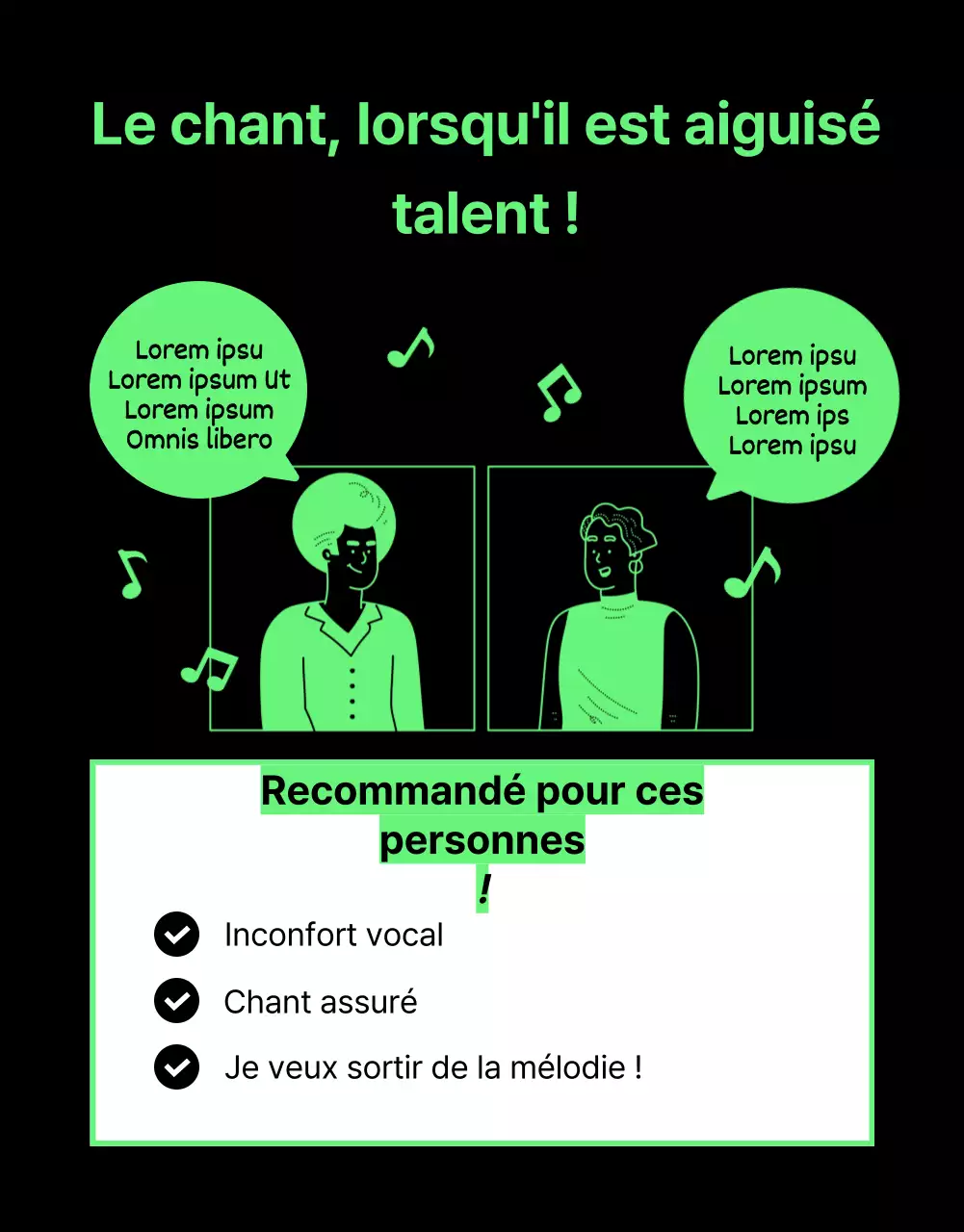 Magnifique leçon de chant aux accents de chartreuse