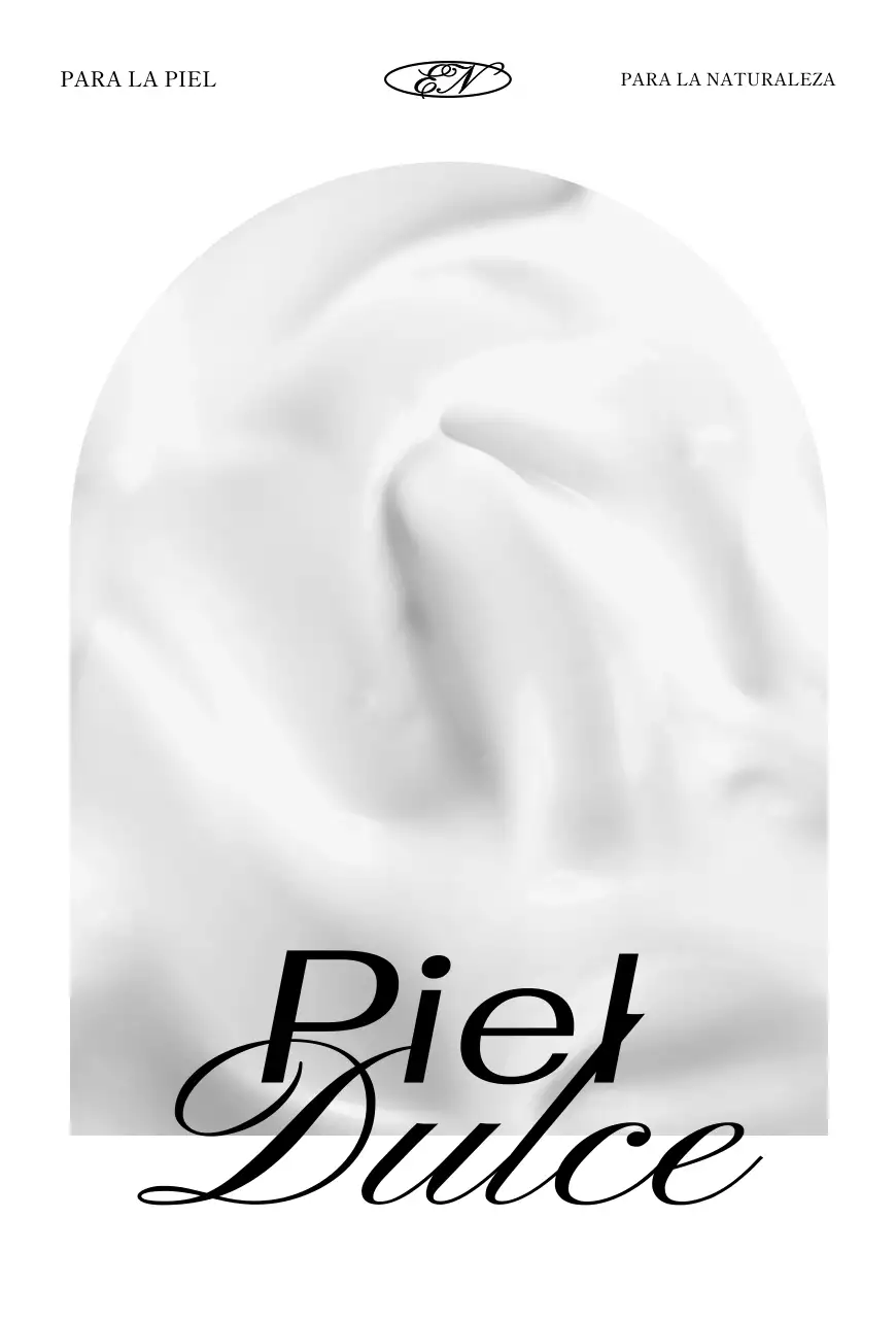 Lujoso concepto de tarjeta de agradecimiento para una marca de cosméticos con cosméticos blancos y negros y una foto del océano.