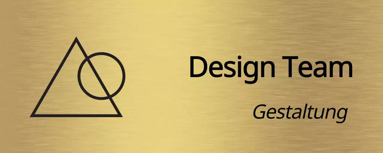 Platzhalter in Schwarz mit dem Namen der Abteilung Ihres Unternehmens und einer einfachen Icon-Illustration