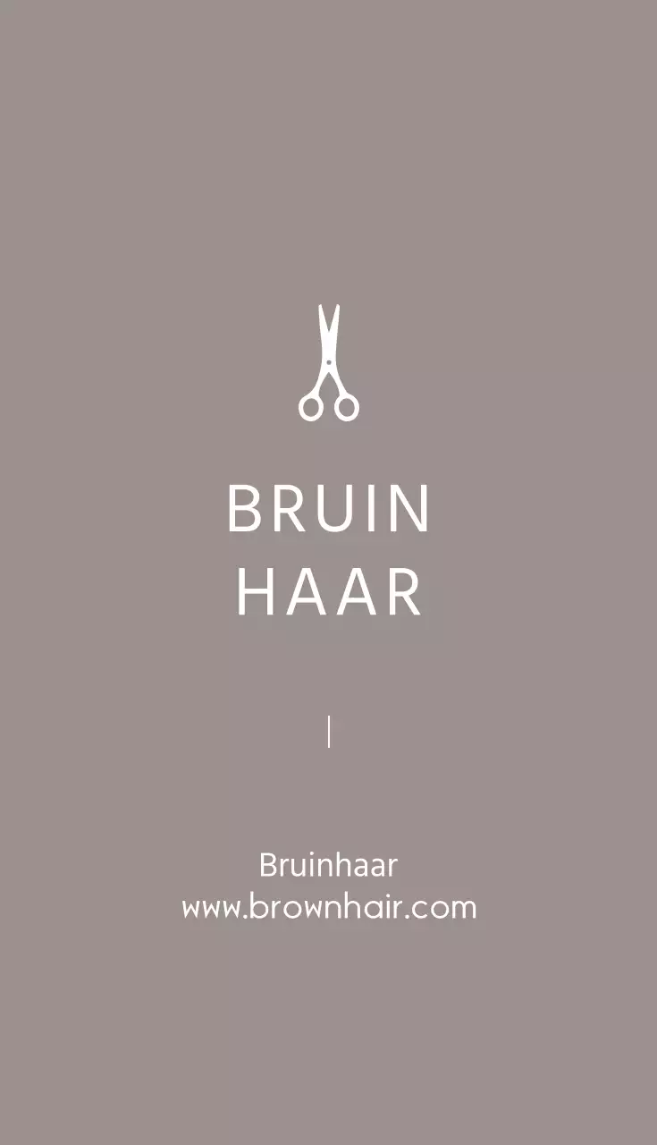 Bruin haar